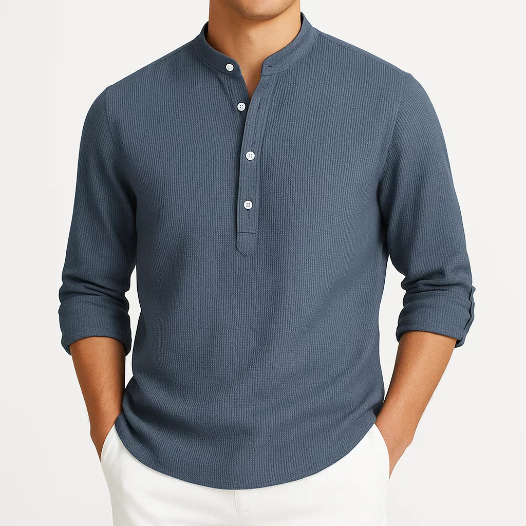 GUNTER – CAMISA DE CUELLO MANDARÍN MODERNA