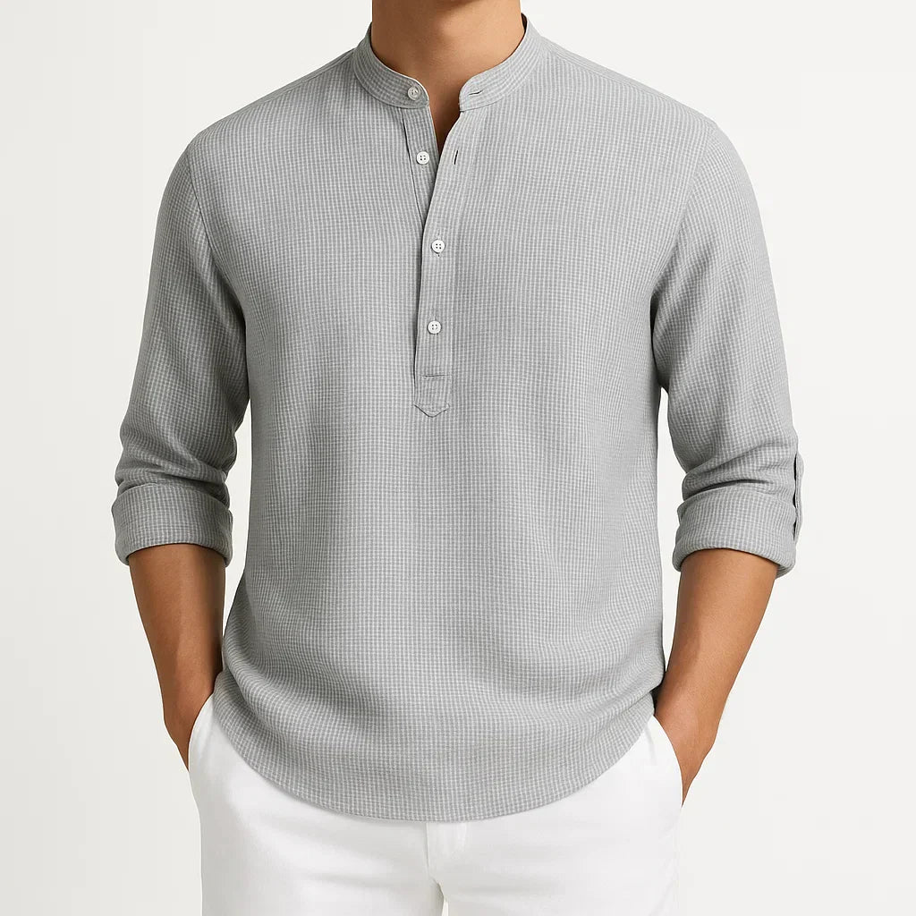 GUNTER – CAMISA DE CUELLO MANDARÍN MODERNA