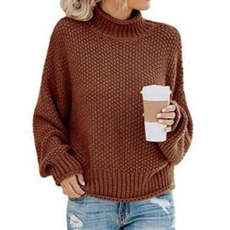 Jersey de cuello alto June™ tejido