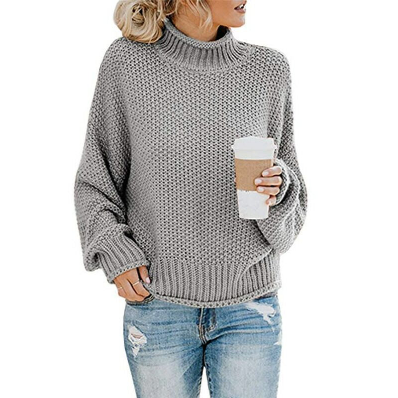 Jersey de cuello alto June™ tejido