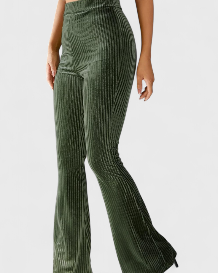 Liset Pantalones Acampanados de Pana