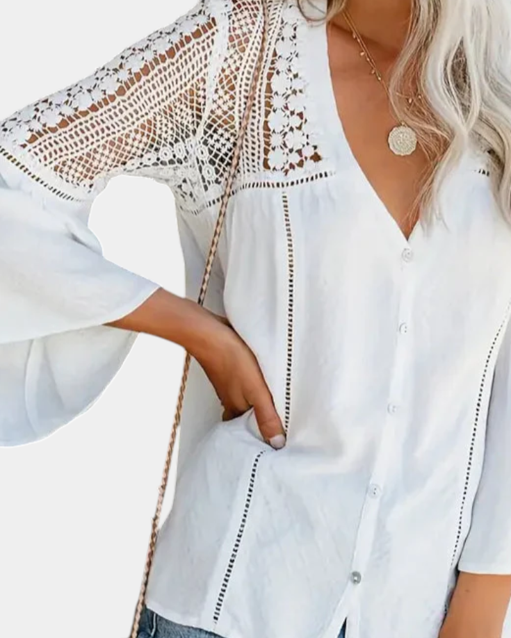 Esperanza | Blusa de Encaje Sunwoven