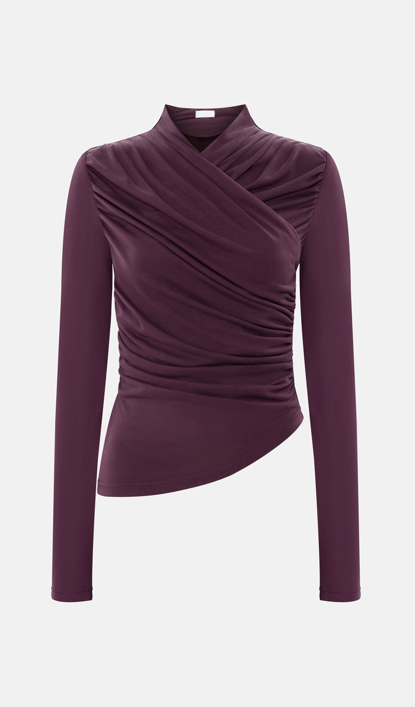 BLUSA DE PUNTO CON PLIEGUES