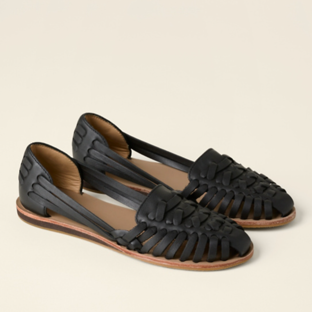 Alinara | Sandalias cómodas tejidas planas de primavera para mujer