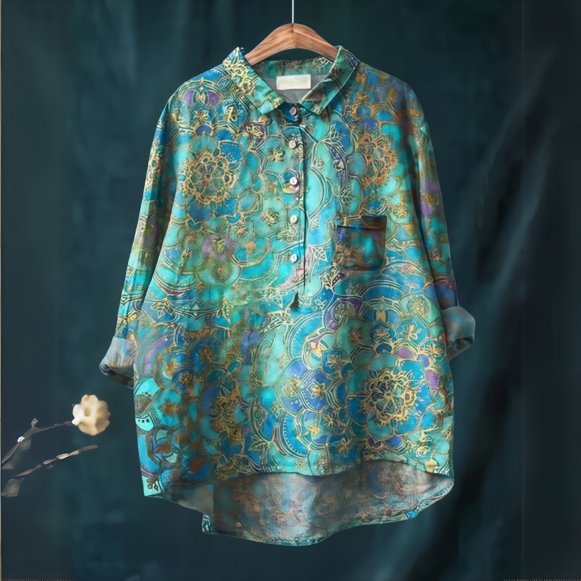 Fiona | Blusa con Impresión Floral Romántica