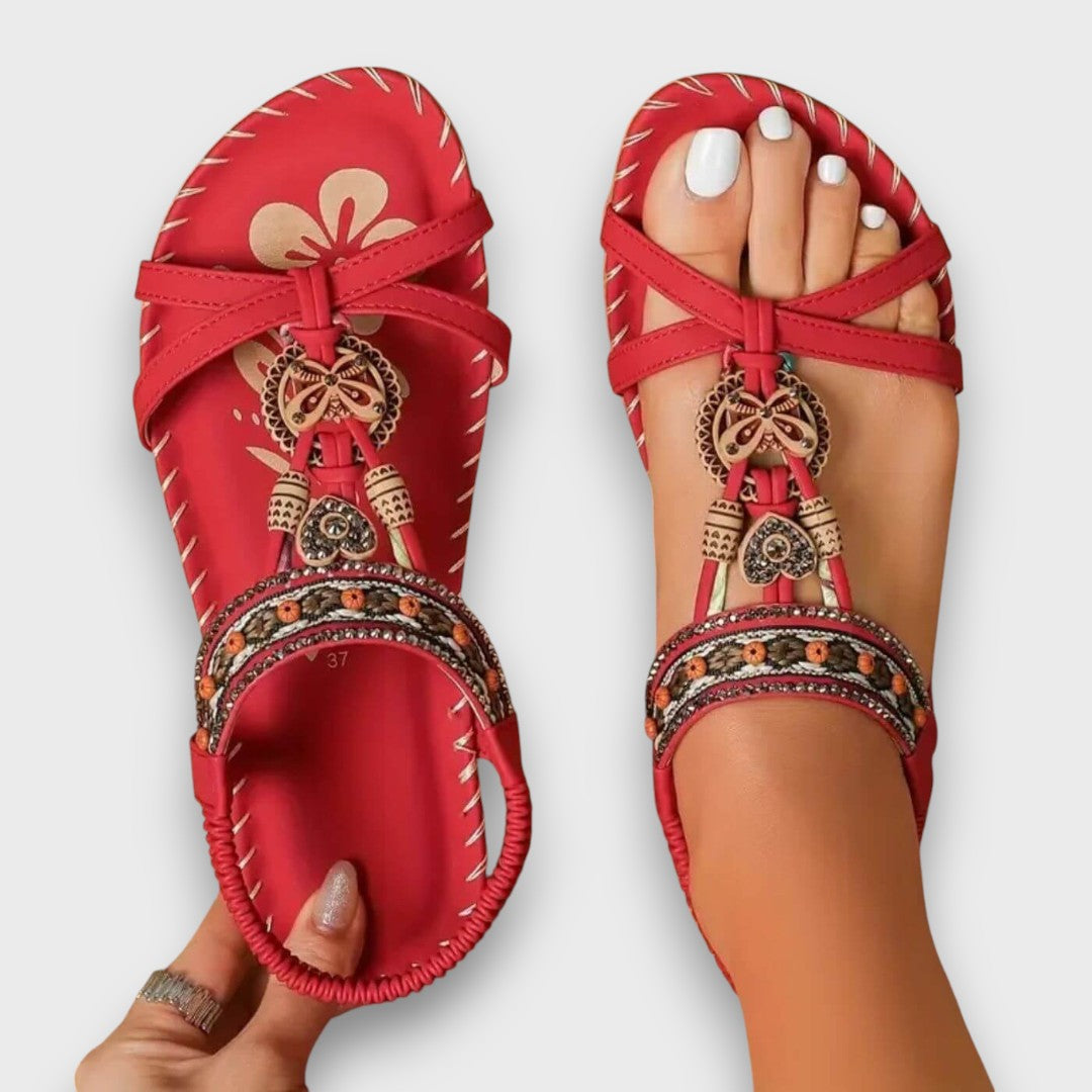Arlena | Sandalias Boho con Comodidad Ortopédica