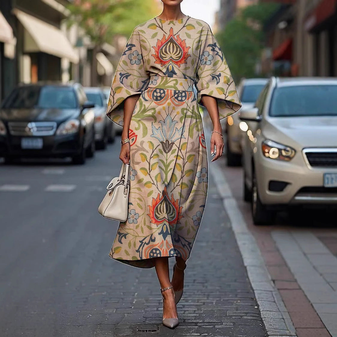 Melodía | Vestido Midi Floral Elegante