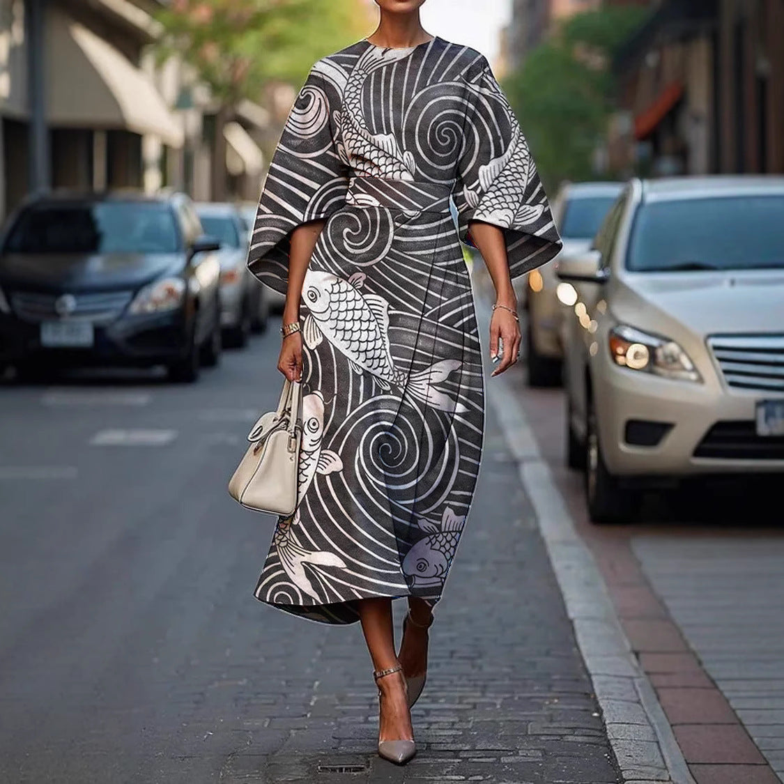 Melodía | Vestido Midi Floral Elegante