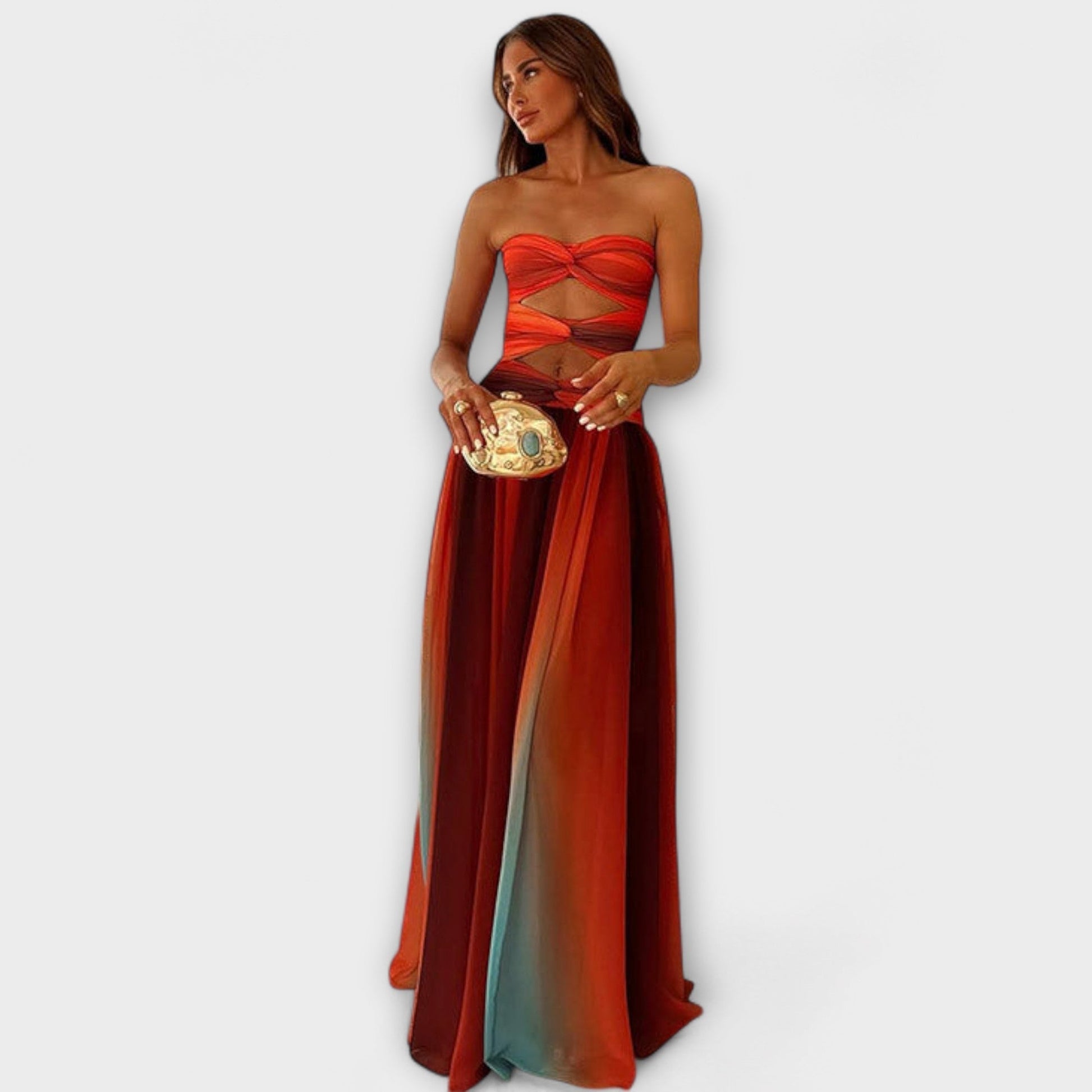 Laney - Vestido Maxi Sin Mangas