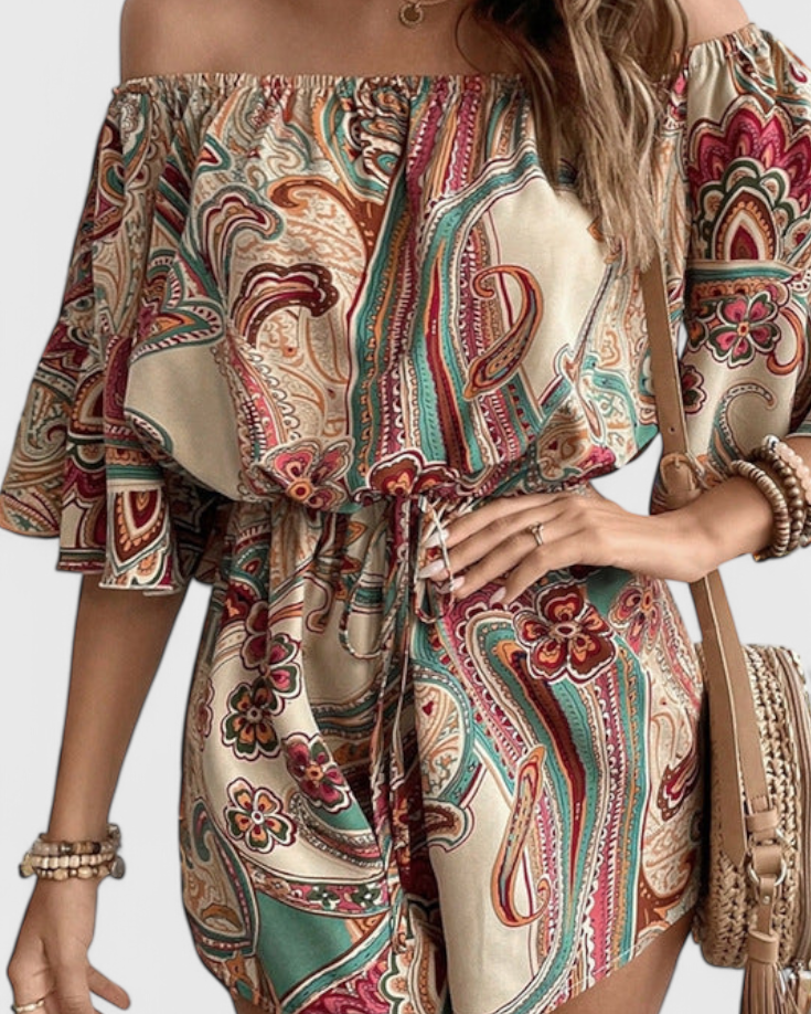 Paloma | Mono Bohemio Sin Hombros