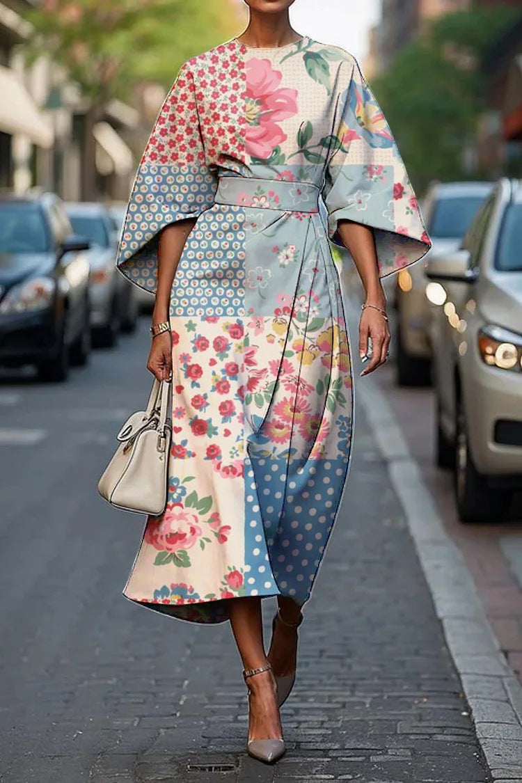 Melodía | Vestido Midi Floral Elegante