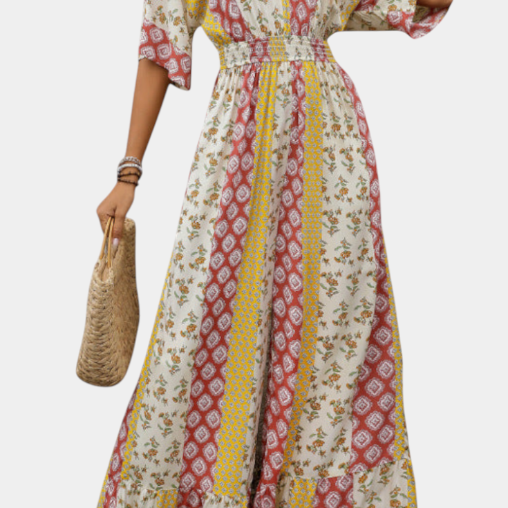 Ayana | Mono Bohemio con Mangas Fluidas
