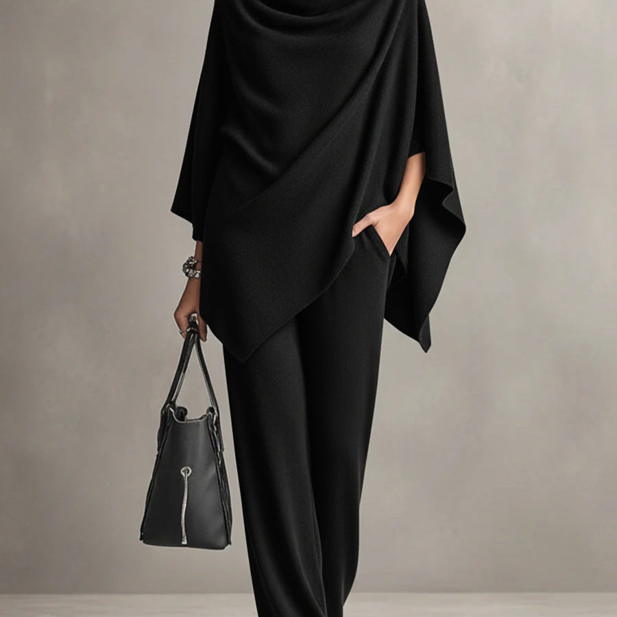 Livvy | Conjunto de dos piezas elegante con drapeado