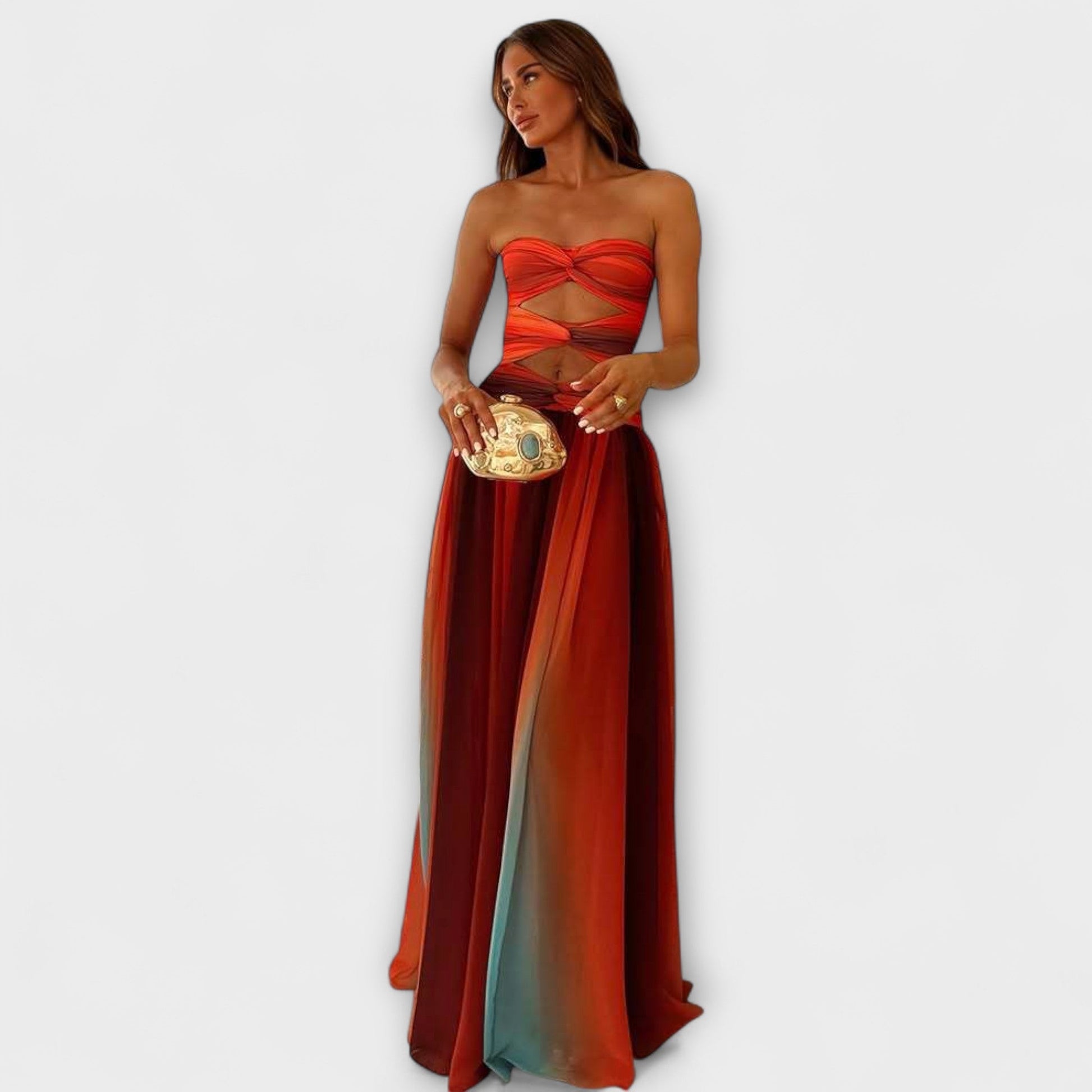 Laney - Vestido Maxi Sin Mangas