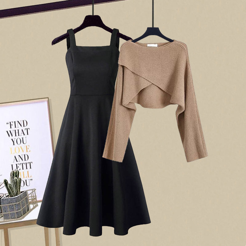 Enrica™ - Elegante Conjunto de Vestido de Punto