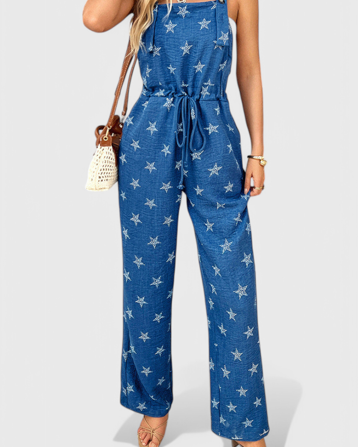 Bianca | Mono Largo Relajado con Estampado de Estrellas