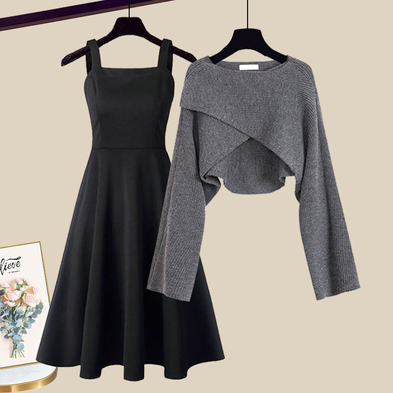 Enrica™ - Elegante Conjunto de Vestido de Punto