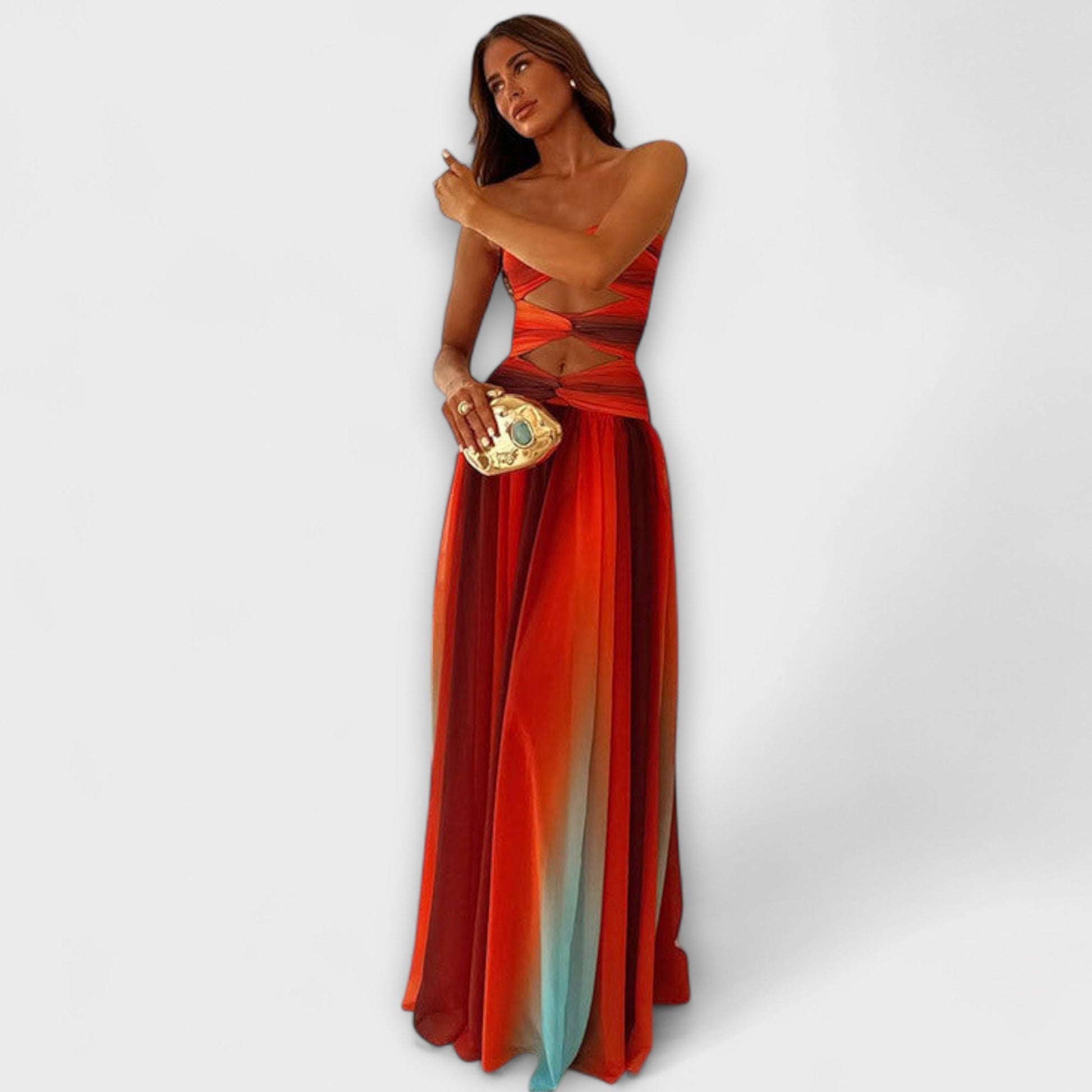 Laney - Vestido Maxi Sin Mangas