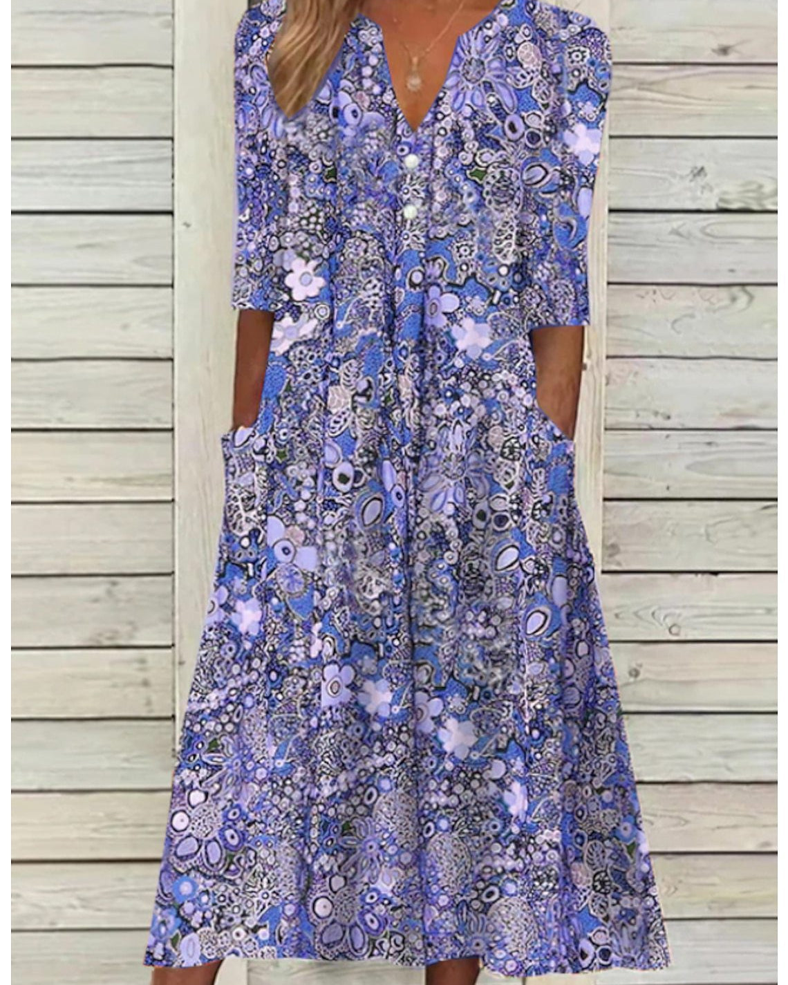 Lorna | Vestido de Verano Boho con Bolsillos