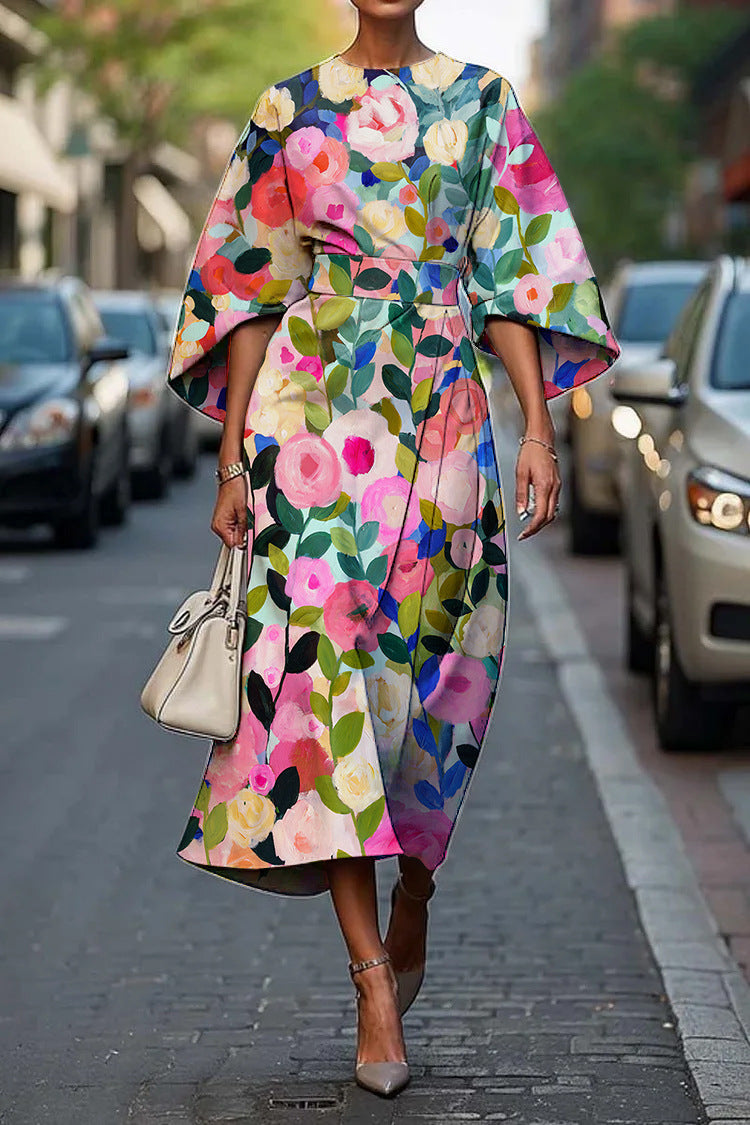 Melodía | Vestido Midi Floral Elegante