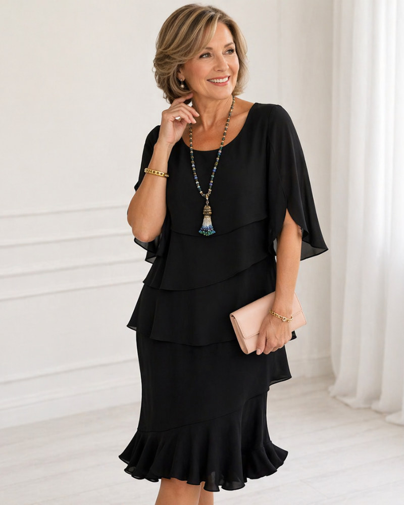 Patricia | Vestido Elegante con Volantes