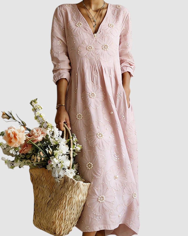 LENA | VESTIDO MIDI FLORAL