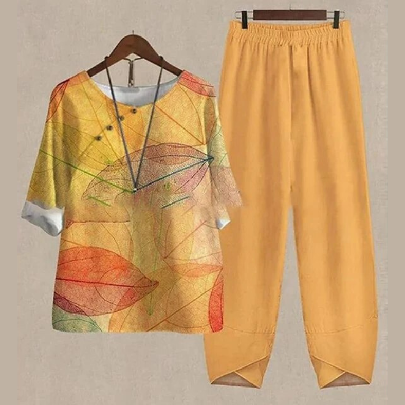 Conjunto Otoñal Alberta de 2 Piezas