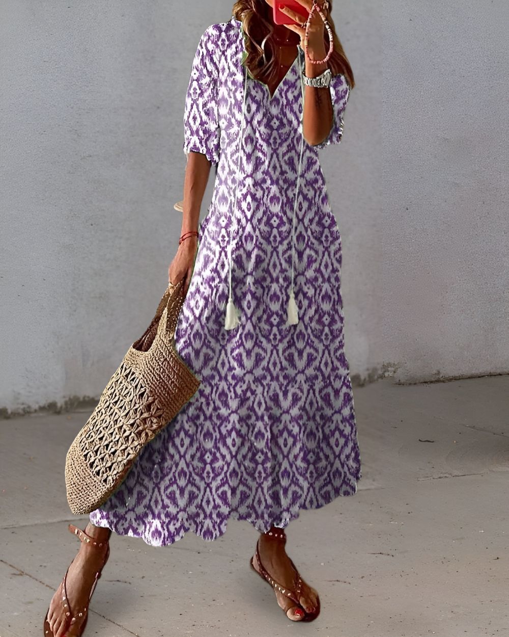 Sierra | Vestido Midi Casual de Verano