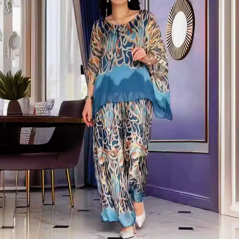 Lynette - Conjunto Fluido con Diseño Abstracto