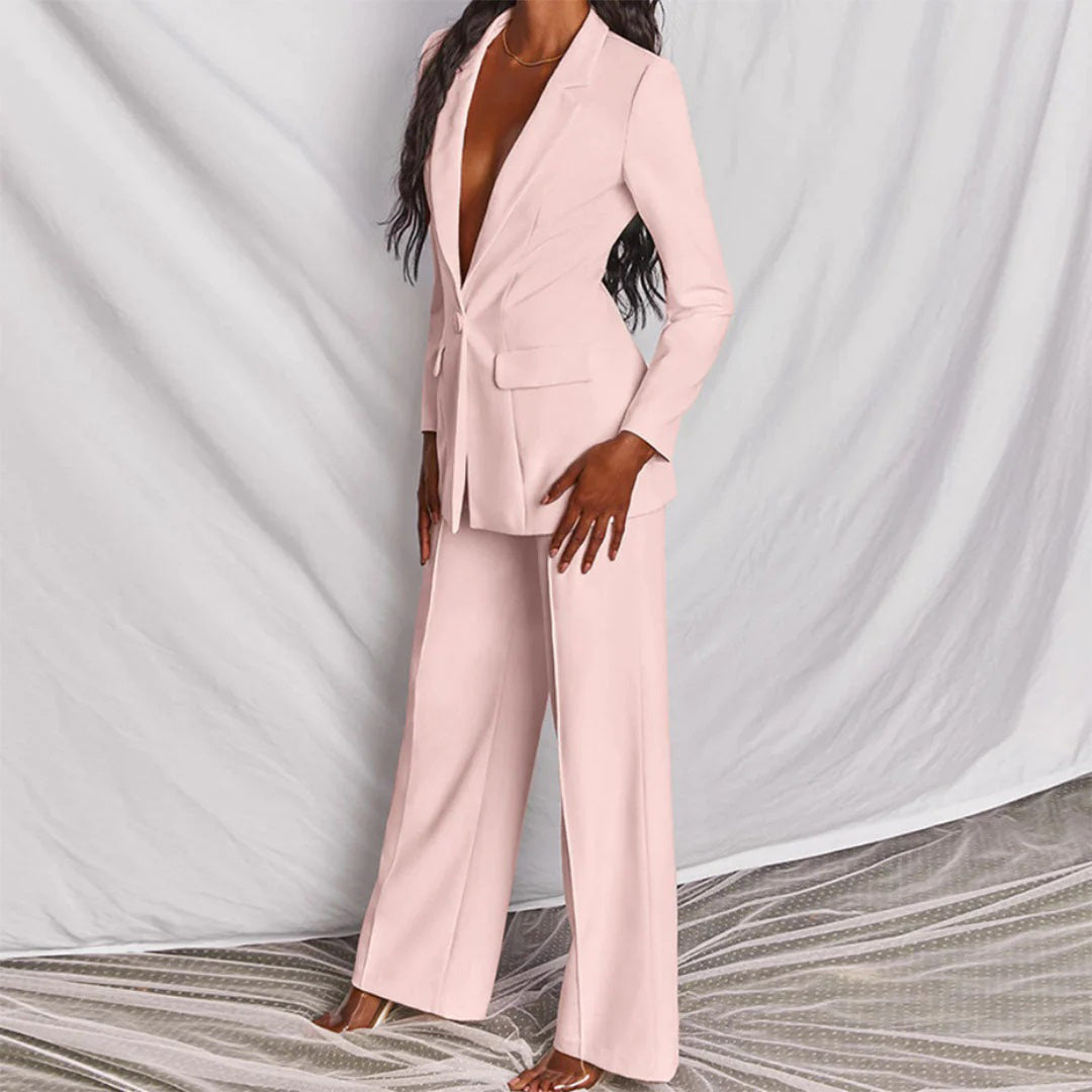 Lucia - Conjunto Chic de Blazer y Pantalón