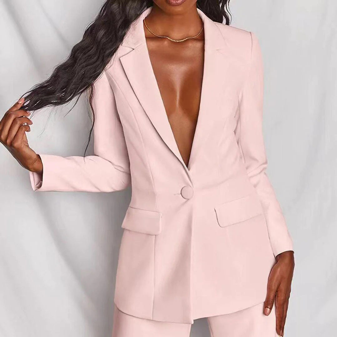 Lucia - Conjunto Chic de Blazer y Pantalón