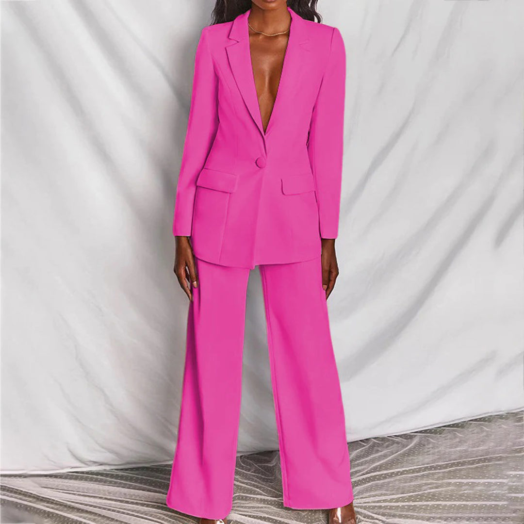 Lucia - Conjunto Chic de Blazer y Pantalón