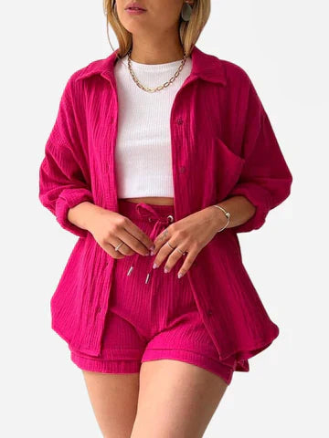 Abril - Conjunto Casual de Loungewear de Algodón