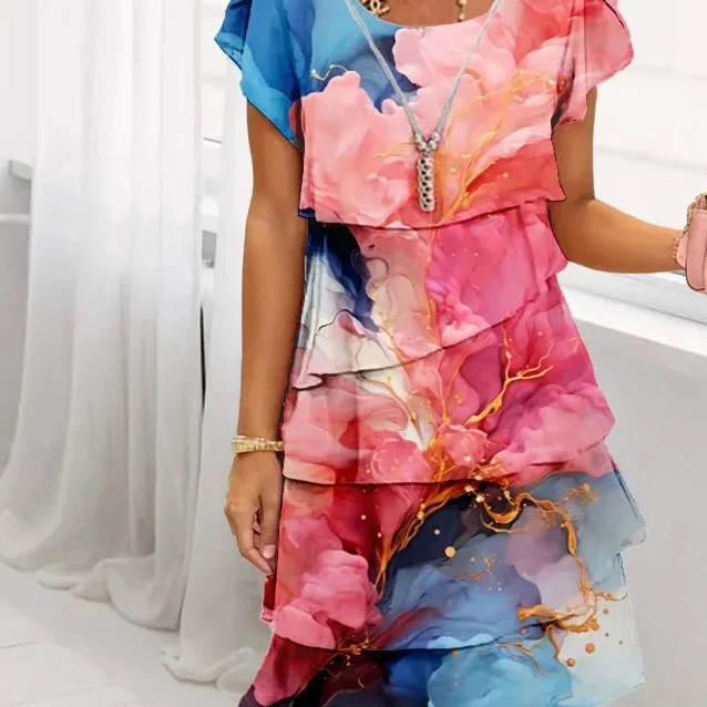 Caroline™ - Vestido Elegante de Confort con Volantes