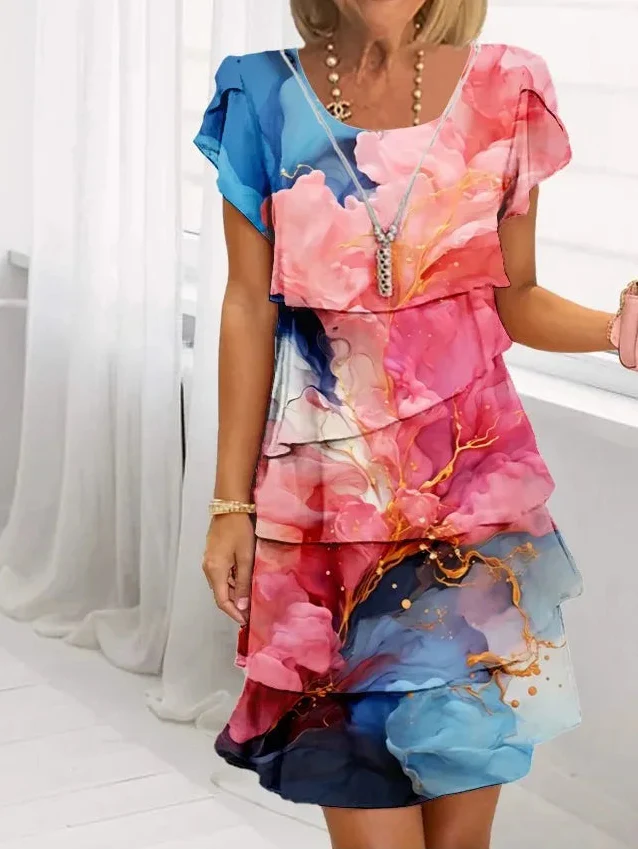 Caroline™ - Vestido Elegante de Confort con Volantes