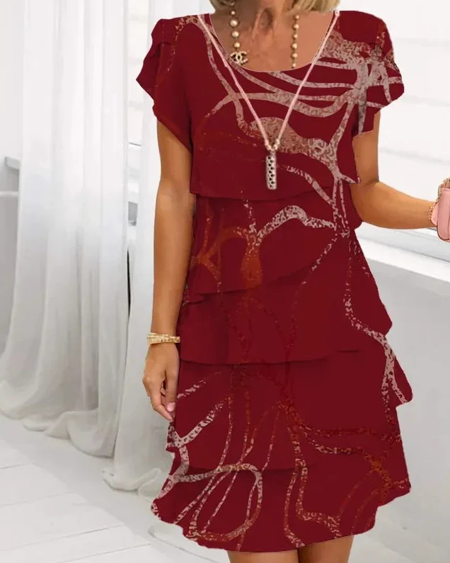 Monica™ - Vestido Elegante de Confort con Volantes