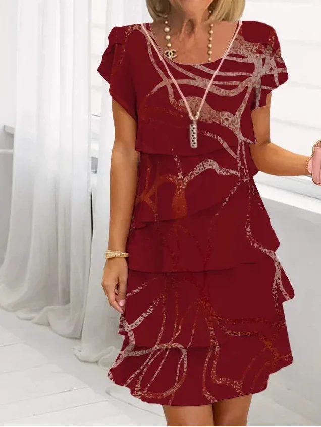 Monica™ - Vestido Elegante de Confort con Volantes