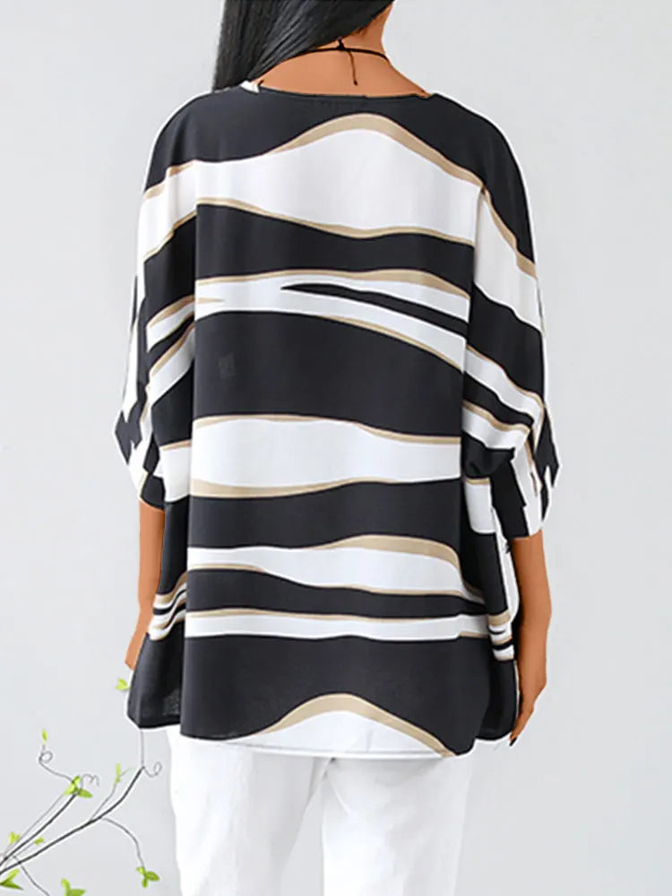 Paesyn – Blusa O Cuello Estilosa