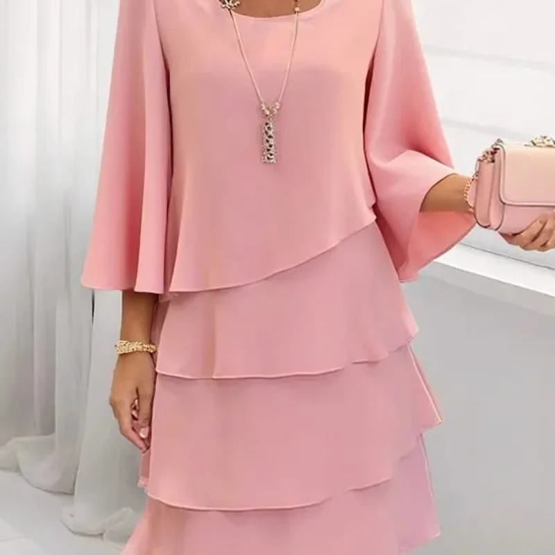Catherine™ - Elegante vestido con volantes de confort