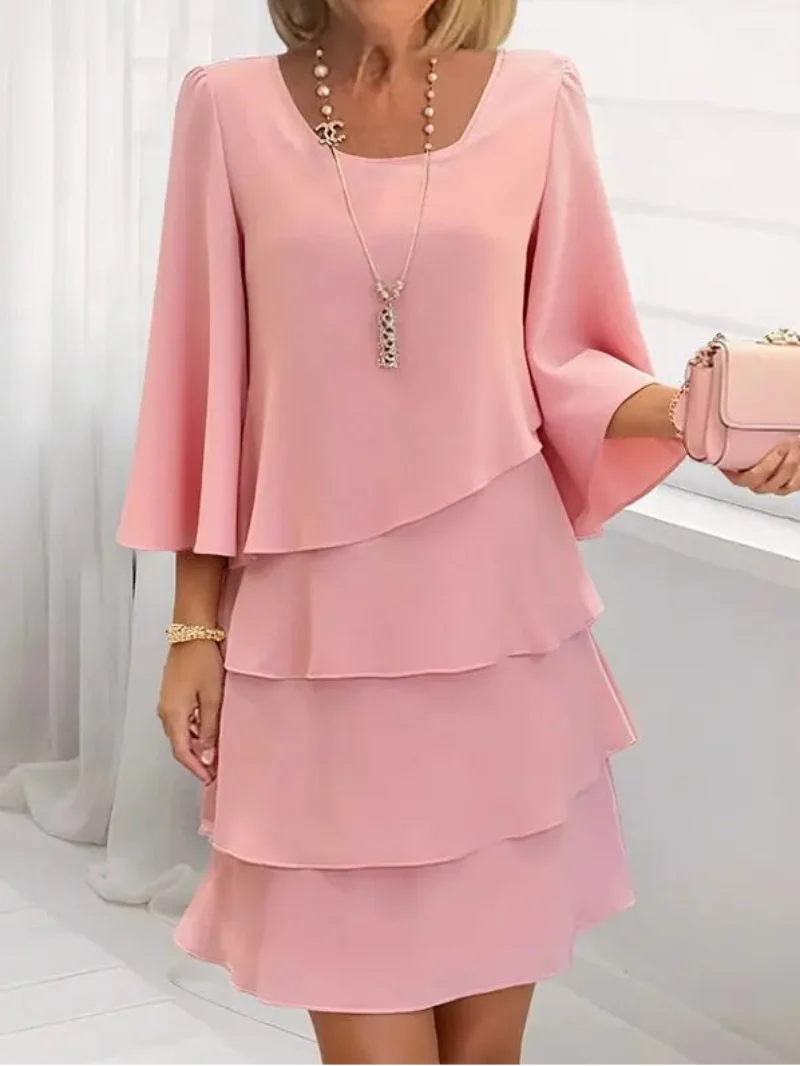 Catherine™ - Elegante vestido con volantes de confort