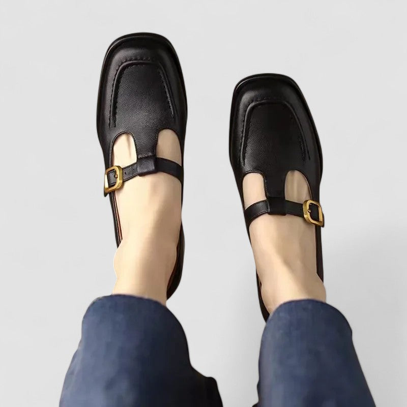 Kyrahnae | Zapatos Mary Jane T-Strap ortopédicos