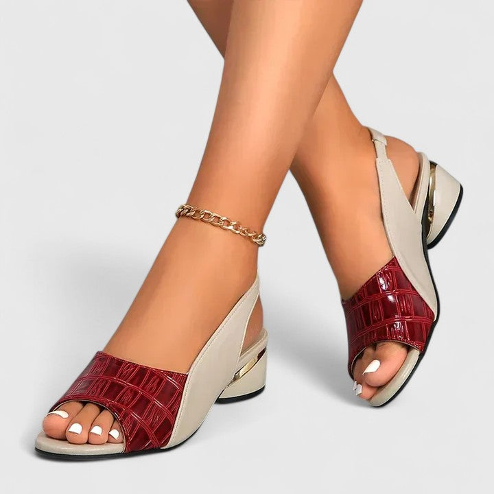 Maria | Sandalias elegantes de cuero para mujer