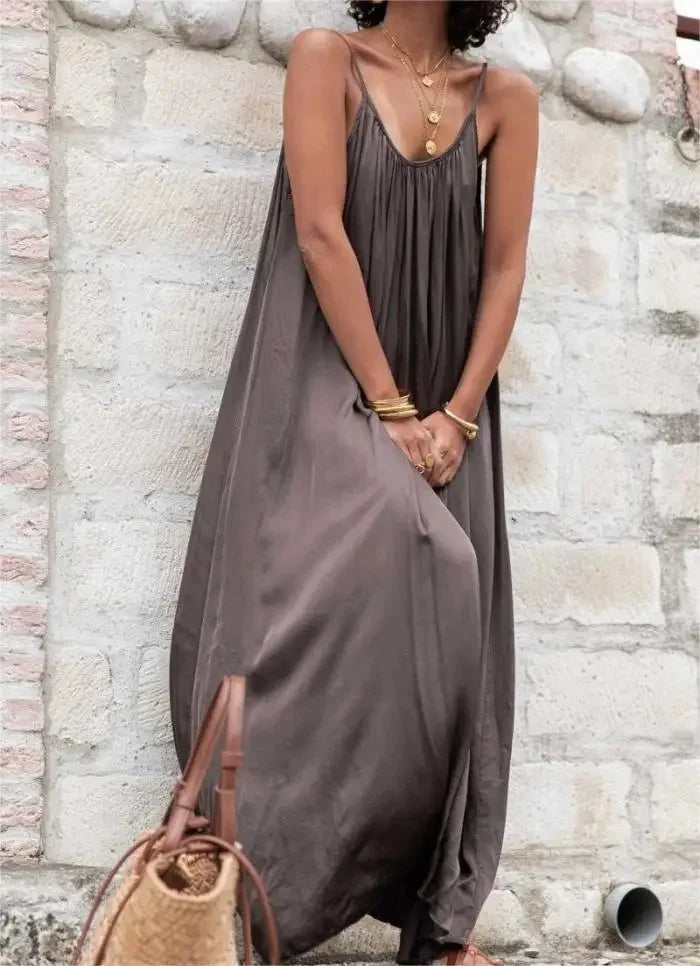 Celeste | Vestido Maxi Estilo Suelto