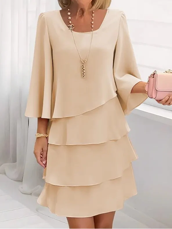 Catherine™ - Elegante vestido con volantes de confort