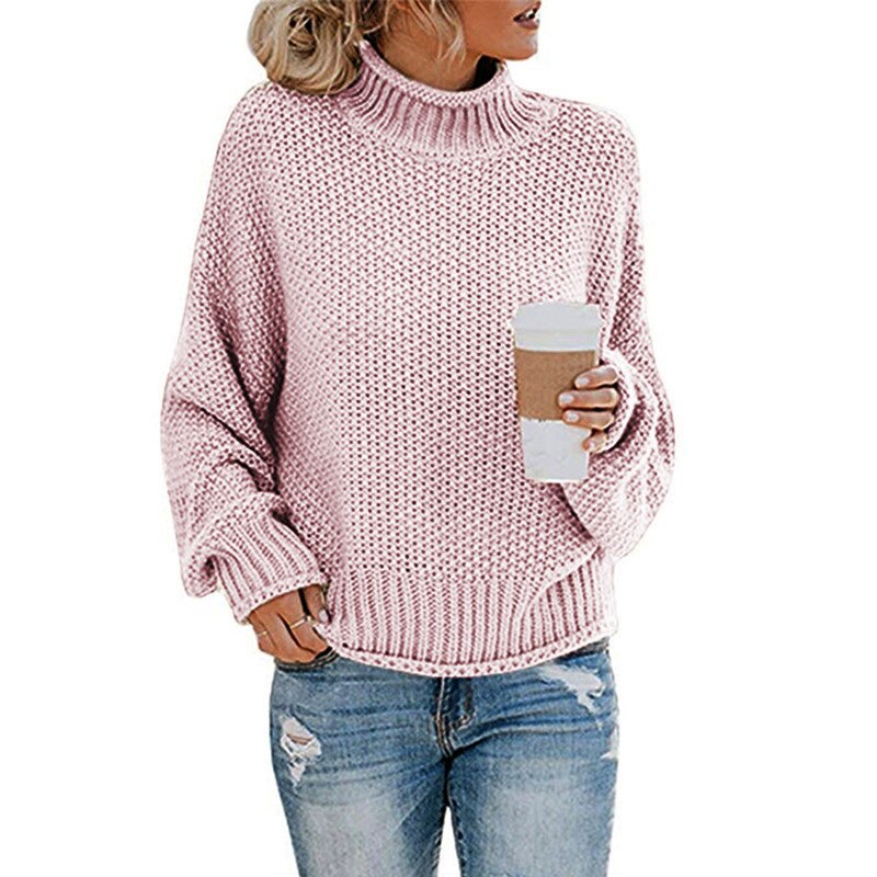 Jersey de cuello alto June™ tejido