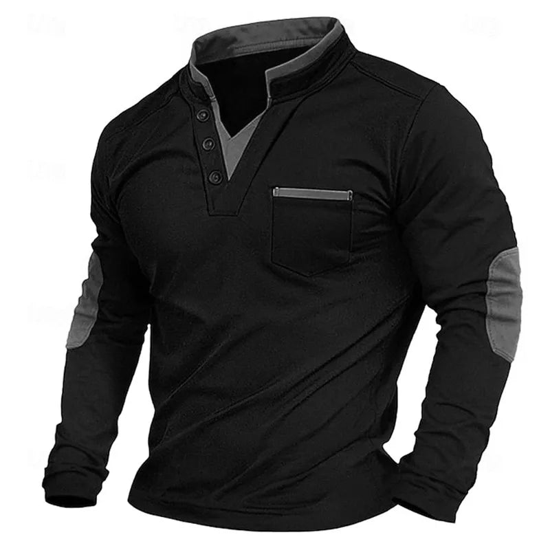 DYLAN – CAMISA DE MANGA LARGA CON DETALLES EN CONTRASTE