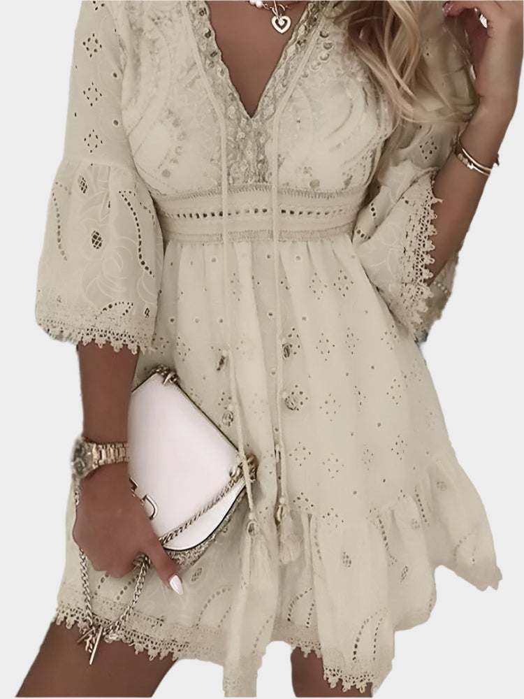 Vestido Mini Boho de Verano