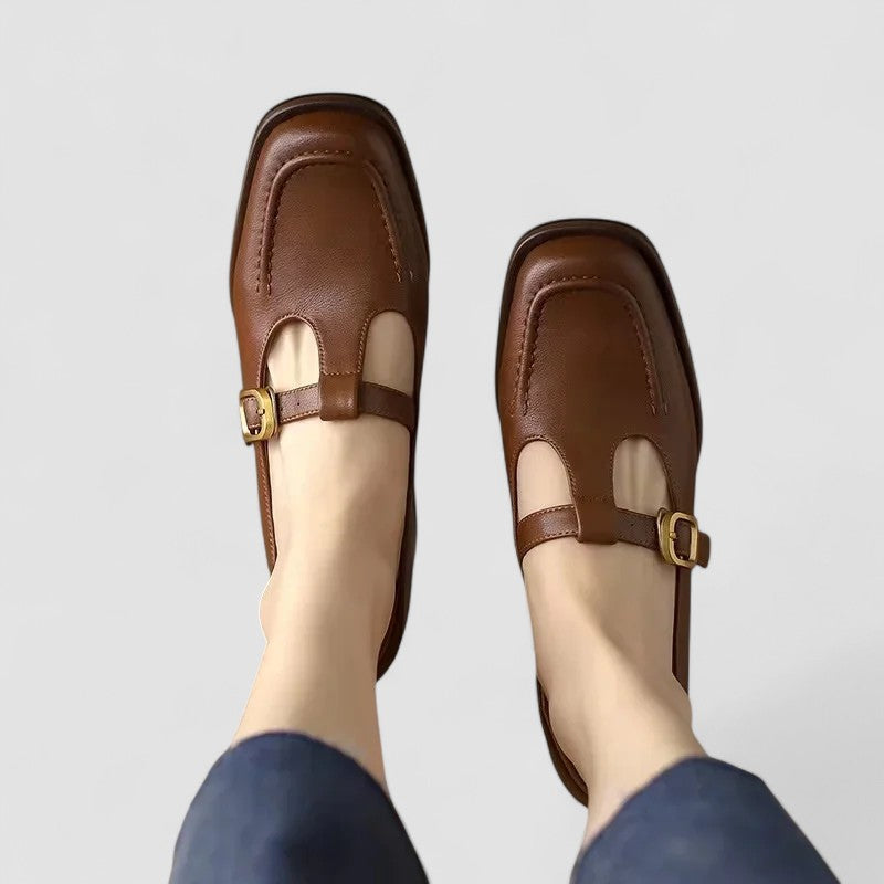 Kyrahnae | Zapatos Mary Jane T-Strap ortopédicos