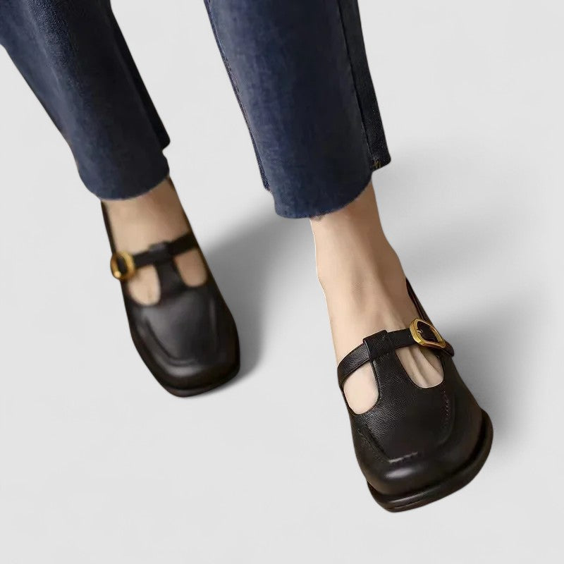 Kyrahnae | Zapatos Mary Jane T-Strap ortopédicos