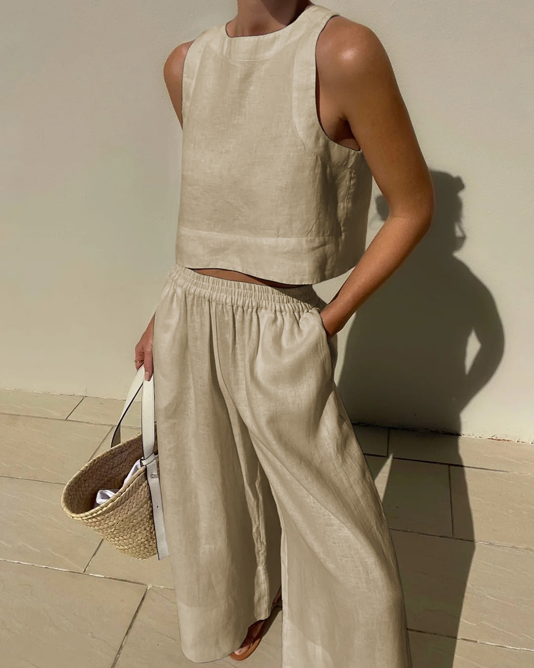 Cherra™ - Conjunto Casual de Dos Piezas Elegante
